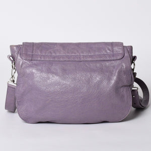 Very good condition BALENCIAGA Zafolk 285455・5425 527277 Shoulder bag Silver hardware Purple Used 4a001663
