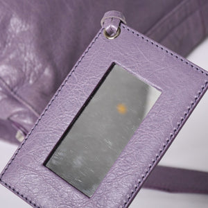 Very good condition BALENCIAGA Zafolk 285455・5425 527277 Shoulder bag Silver hardware Purple Used 4a001663