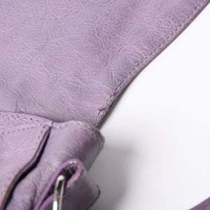Very good condition BALENCIAGA Zafolk 285455・5425 527277 Shoulder bag Silver hardware Purple Used 4a001663