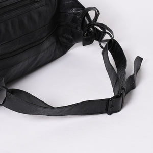 Very Good Condition BALENCIAGA Neo Hobo Bag Shoulder Bag 695826 Leather Black Black Metal Fittings Used 4a001186