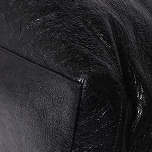 Very Good Condition BALENCIAGA Neo Hobo Bag Shoulder Bag 695826 Leather Black Black Metal Fittings Used 4a001186