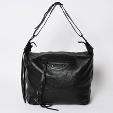 画像をギャラリービューアに読み込む, 極美品 BALENCIAGA バレンシアガ ネオホーボーバッグ ショルダーバッグ 695826 レザー ブラック ブラック金具 中古 4a001186