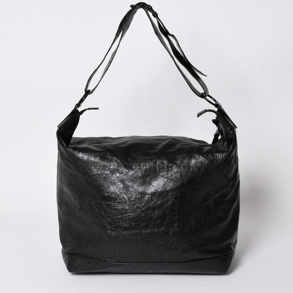 極美品 BALENCIAGA バレンシアガ ネオホーボーバッグ ショルダーバッグ 695826 レザー ブラック ブラック金具 中古 4a001186
