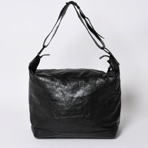 Very Good Condition BALENCIAGA Neo Hobo Bag Shoulder Bag 695826 Leather Black Black Metal Fittings Used 4a001186