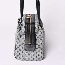画像をギャラリービューアに読み込む, 極美品 LOUIS VUITTON ルイヴィトン ジョセフィーヌPM ハンドバッグ M92214 モノグラム ミニ ネイビー グレー 中古 4a001617