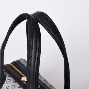 Very Good Condition LOUIS VUITTON Josephine PM Handbag M92214 Monogram Mini Navy Gray Used 4a001617