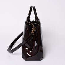 画像をギャラリービューアに読み込む, 極美品 LOUIS VUITTON ルイヴィトン パープル 2WAY バッグ モンテーニュBB モノグラムヴェルニ ハンドバッグ CA4185 中古 4a001618