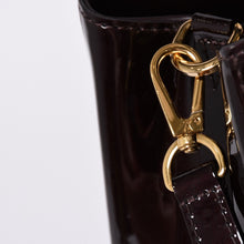 画像をギャラリービューアに読み込む, 極美品 LOUIS VUITTON ルイヴィトン パープル 2WAY バッグ モンテーニュBB モノグラムヴェルニ ハンドバッグ CA4185 中古 4a001618