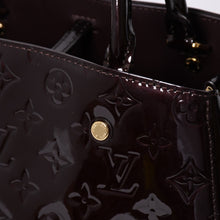 画像をギャラリービューアに読み込む, 極美品 LOUIS VUITTON ルイヴィトン パープル 2WAY バッグ モンテーニュBB モノグラムヴェルニ ハンドバッグ CA4185 中古 4a001618