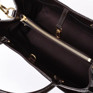 Very Good Condition LOUIS VUITTON Purple 2WAY Bag Montaigne BB Monogram Vernis Handbag CA4185 Used 4a001618