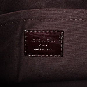 Very Good Condition LOUIS VUITTON Purple 2WAY Bag Montaigne BB Monogram Vernis Handbag CA4185 Used 4a001618