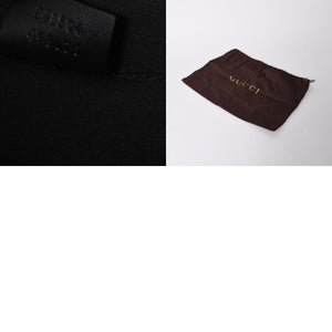 Very Good Condition GUCCI Gucci Guccisima Emblem Genuine Leather 2WAY Handbag Shoulder Bag Black 341504 Used 4a001184