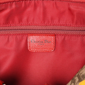 Christian Dior Handbag 05-MA-0054 Trotter pattern Rasta color Brown Galliano period Good condition Used 4a001670