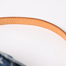 画像をギャラリービューアに読み込む, 極美品 LOUIS VUITTON ルイヴィトン ミニプリーティ ワンショルダーバッグ M95050 モノグラム デニム インディゴブルー 中古 4a003989