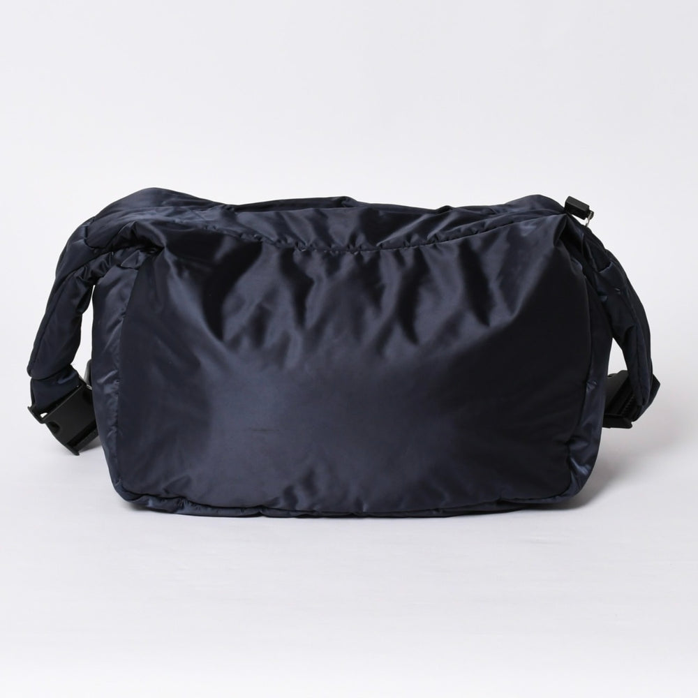 極美品 CHANEL シャネル ショルダーバッグ 9番台 スポーツライン ネイビー ブラック ナイロン 中古 4a001674