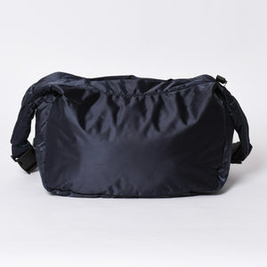 Very Good Condition CHANEL Shoulder Bag No. 9 Sports Line Navy Black Nylon Used 4a001674