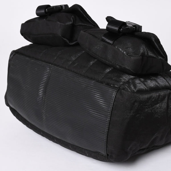CHANEL シャネル スポーツライン ココマーク チョコバー キルティング 10番台 ブラック ショルダーバッグ 美品 中古 4a001673