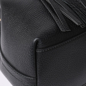 極美品 GUCCI グッチ GGキャンバス レザー ショルダーバッグ トートバッグ バンブー 419689 ブラック ゴールド 美品 中古 4a001645