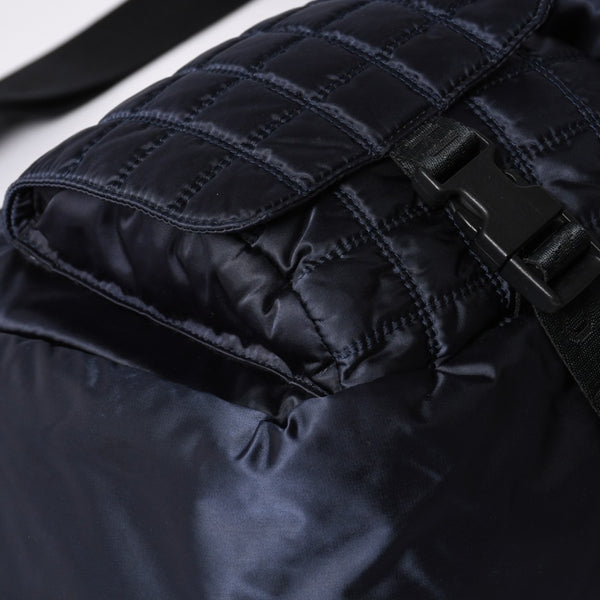 Very Good Condition CHANEL Shoulder Bag No. 9 Sports Line Navy Black Nylon Used 4a001674