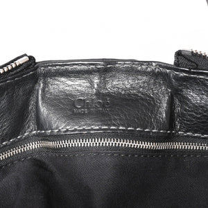 極美品 CHLOE クロエ パディントン ブラック ゴールド金具 ハンドバッグ トートバッグ レザー 04-07-532 4a001669