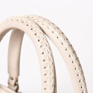 Christian Dior Christian Dior Handbag White Silver Hardware 07-RU-1026 Good Condition Used 4a003031