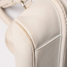 Load image into Gallery viewer, Christian Dior クリスチャンディオール ハンドバッグ ホワイト シルバー金具 07-RU-1026 美品 中古 4a003031