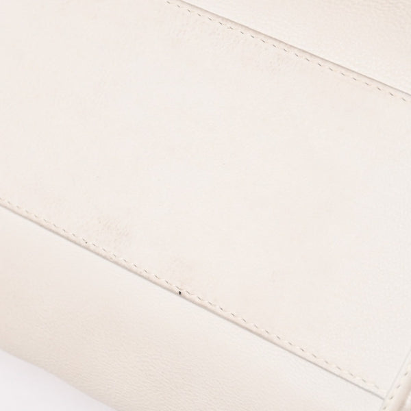 Christian Dior Christian Dior Handbag White Silver Hardware 07-RU-1026 Good Condition Used 4a003031