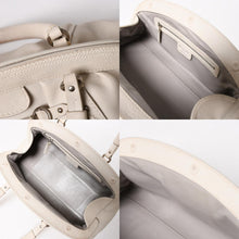 Load image into Gallery viewer, Christian Dior クリスチャンディオール ハンドバッグ ホワイト シルバー金具 07-RU-1026 美品 中古 4a003031