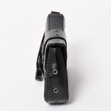 Load image into Gallery viewer, Christian Dior クリスチャンディオール ストリートシック トロッター ハンドバッグ ブラック コットンキャンバス レザー 15-MA-0043 シルバー金具 美品 中古 4a001683