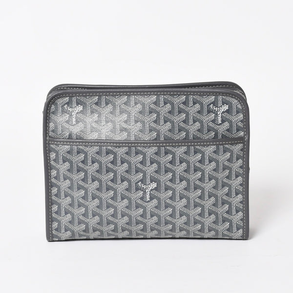 Very good condition GOYARD Herringbone Jouvance MM clutch bag Gray JOUVENMMLTY51CL51P Used 4a004391