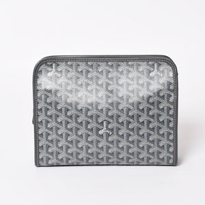 Very good condition GOYARD Herringbone Jouvance MM clutch bag Gray JOUVENMMLTY51CL51P Used 4a004391