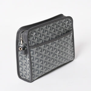 Very good condition GOYARD Herringbone Jouvance MM clutch bag Gray JOUVENMMLTY51CL51P Used 4a004391