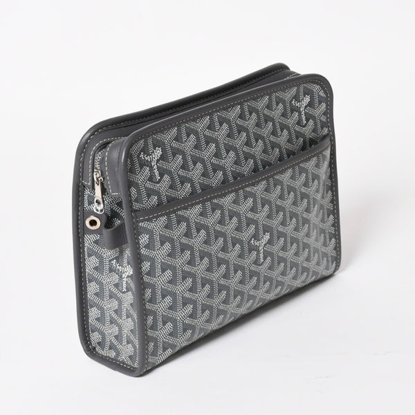 Very good condition GOYARD Herringbone Jouvance MM clutch bag Gray JOUVENMMLTY51CL51P Used 4a004391