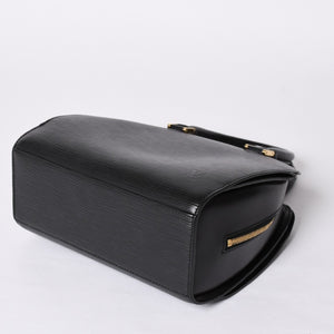 Very good condition LOUIS VUITTON Epi Pont Neuf handbag M52052 Epi leather black gold hardware used 4a001684