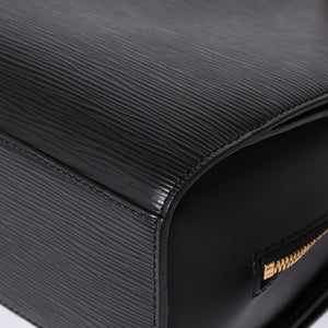 Very good condition LOUIS VUITTON Epi Pont Neuf handbag M52052 Epi leather black gold hardware used 4a001684