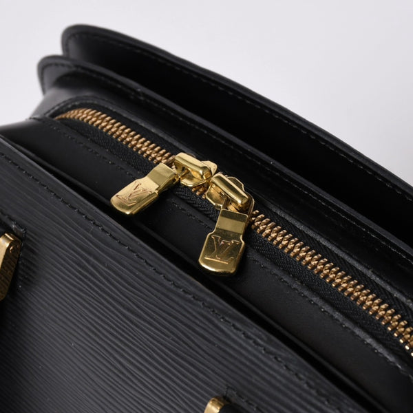 Very good condition LOUIS VUITTON Epi Pont Neuf handbag M52052 Epi leather black gold hardware used 4a001684