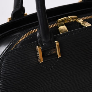 Very good condition LOUIS VUITTON Epi Pont Neuf handbag M52052 Epi leather black gold hardware used 4a001684