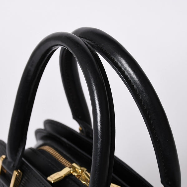 Very good condition LOUIS VUITTON Epi Pont Neuf handbag M52052 Epi leather black gold hardware used 4a001684