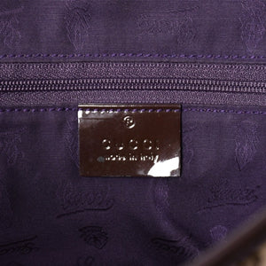 GUCCI グッチ JOLLY TOTE BAG ジョリー トートバッグ 211976 GGキャンバス パテントレザー チャーム付き 美品 中古 4a001685