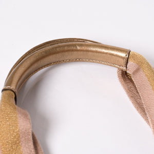 GUCCI Gucci Tote Bag gg Canvas 131230 Beige Gold Bronze Hardware Good Condition Used 4a001659