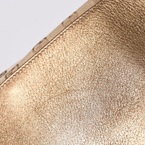 GUCCI Gucci Tote Bag gg Canvas 131230 Beige Gold Bronze Hardware Good Condition Used 4a001659