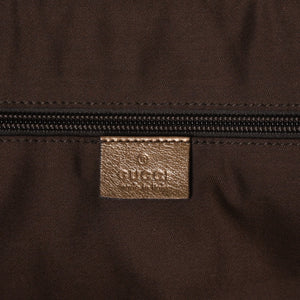 GUCCI Gucci Tote Bag gg Canvas 131230 Beige Gold Bronze Hardware Good Condition Used 4a001659