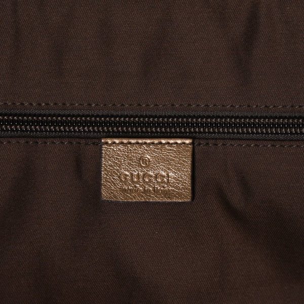 GUCCI Gucci Tote Bag gg Canvas 131230 Beige Gold Bronze Hardware Good Condition Used 4a001659