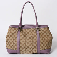 画像をギャラリービューアに読み込む, 極美品 GUCCI グッチ Hand Bag ハンドバッグ Tote Bag トートバッグ GGキャンバス ソーホー ライラック 353122 中古 4a001694