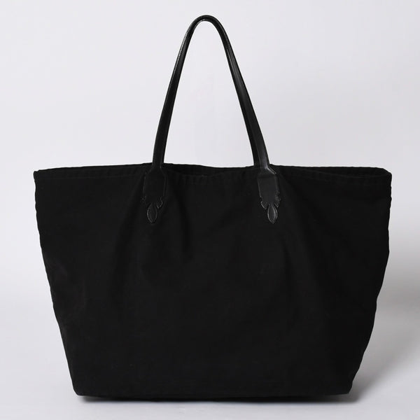 CHROME HEARTS Lucille Canvas Tote Bag Horseshoe Black Good Condition Used 4a001603