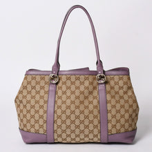 画像をギャラリービューアに読み込む, 極美品 GUCCI グッチ Hand Bag ハンドバッグ Tote Bag トートバッグ GGキャンバス ソーホー ライラック 353122 中古 4a001694