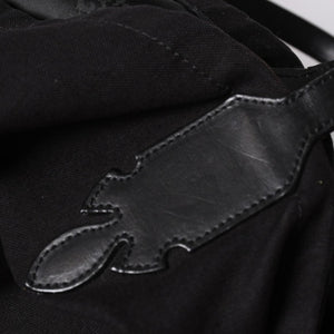 CHROME HEARTS Lucille Canvas Tote Bag Horseshoe Black Good Condition Used 4a001603