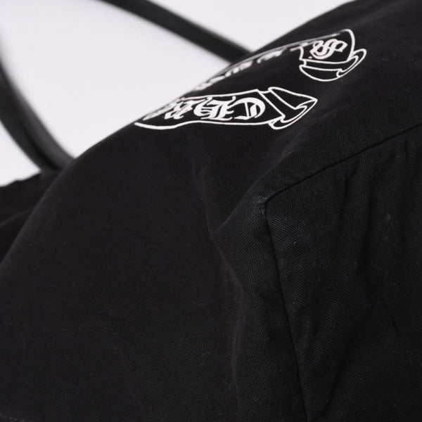 CHROME HEARTS Lucille Canvas Tote Bag Horseshoe Black Good Condition Used 4a001603