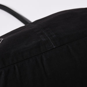 CHROME HEARTS Lucille Canvas Tote Bag Horseshoe Black Good Condition Used 4a001603