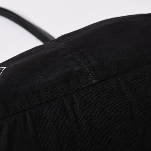 CHROME HEARTS Lucille Canvas Tote Bag Horseshoe Black Good Condition Used 4a001603